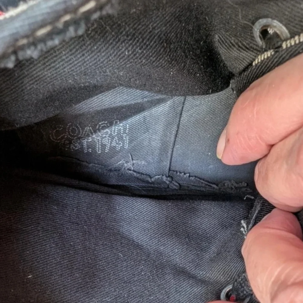 Coach Poppy Pepper Chan High-Top Sneakers Sz 8 - Picture 10 of 11